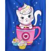 imageThe Childrens Place Girls UnicornsSportsButterflies Long Sleeve Graphic TShirts2 PackCat MugTurtle