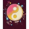 imageThe Childrens Place Girls UnicornsSportsButterflies Long Sleeve Graphic TShirts2 PackYin YangPeace Sign
