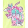 imageThe Childrens PlaceGirlsAssorted Everyday Short Sleeve Graphic TShirtsMultipacksDrinkHeart FruitsButterfly 3PackXLarge
