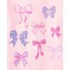 imageThe Childrens PlaceGirlsAssorted Everyday Short Sleeve Graphic TShirtsMultipacksFutureProudBows 3PackLarge