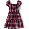 imageThe Childrens PlaceShort Sleeve Fashion DressRuby Holiday Plaid