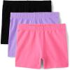imageThe Childrens Place Girls Cartwheel ShortsIn the Pink 3pack