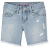 imageThe Childrens Place Girls Denim Midi ShortsFray Peyton Wash