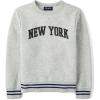 imageThe Childrens Place Long Sleeve Crew Neck Pullover SweatshirtNew York