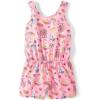 imageThe Childrens Place girls Casual Sleeveless Shorts RomperLuau Fun