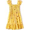 imageThe Childrens PlaceShort Sleeve Fashion Skater DressPink GlowBanana Pudding