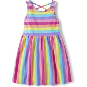 imageThe Childrens Place BabyGirls Sleeveless Strappy Back Summer DressesCasual DressWeekend Stripe