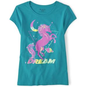 imageThe Childrens Place Boys Birthday Dude Graphic TeeDream Unicorn