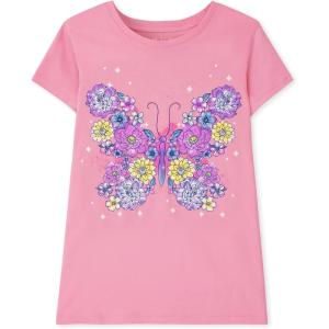 imageThe Childrens Place Boys Birthday Dude Graphic TeeFloral Butterfly