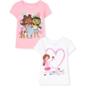 imageThe Childrens Place Boys Birthday Dude Graphic TeeGirl PaintingCat Flowers