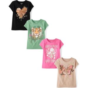 imageThe Childrens Place Boys Birthday Dude Graphic TeeHeartButterflyTropicalDo Anything