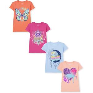 imageThe Childrens Place Boys Birthday Dude Graphic TeeOwlButterflyUnicornCat
