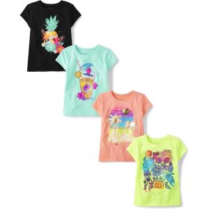 imageThe Childrens Place Boys Birthday Dude Graphic TeePineappleDrinkVacayAloha