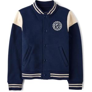 imageThe Childrens Place Boys Bomber Varsity JacketTidal