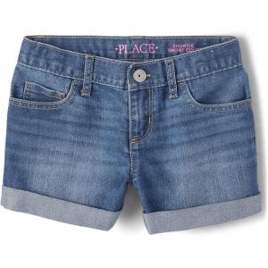 imageThe Childrens Place Denim Shortie ShortsRose Wash