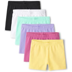 imageThe Childrens Place Girls Cartwheel ShortsMulti Color 6pack
