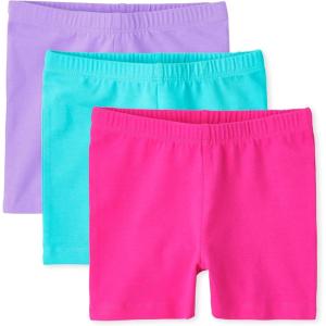 imageThe Childrens Place Girls Cartwheel ShortsNeon Pink 3pack