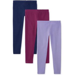 imageThe Childrens Place Girls Leggings MultipacksNavyPlumPurple 3pack
