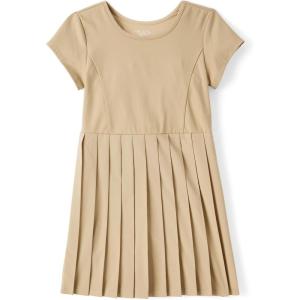 imageThe Childrens Place Girls Quick Dry Pleated Tennis DressSandy