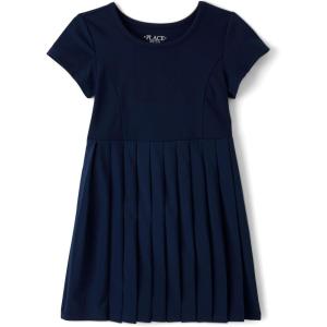 imageThe Childrens Place Girls Quick Dry Pleated Tennis DressTidal