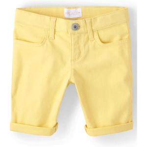 imageThe Childrens Place Roll Cuff Twill Skimmer ShortsSun Valley