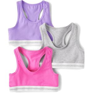 imageThe Childrens PlaceGirlsBraletteSports Bra 3PackXXLarge