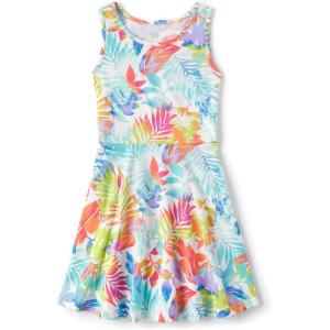 imageThe Childrens PlaceShort Sleeve Fashion Skater DressPink GlowFrench Rose