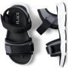 imageThe Childrens Place BabyGirls Toddler Sporty Sandal with Adjustable StrapsBlackGrey