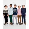 imageThe Childrens Place Boys Long Sleeve Quarter Zip Pullover SweaterBlack Fairisle