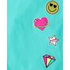 imageThe Childrens Place babygirls And Toddler Girl Long Sleeve Shirts 3packBlueTie DyePinkPurple 4pack