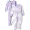 imageThe Childrens Place BabyGirls and Toddler Long Sleeve ZipFront Snug Fit 100 Cotton 1 or 2 Piece SetCute Floral