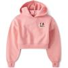 imageThe Childrens Place Girls Active Long Sleeve Hooded SweatshirtPink Kiss