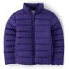 imageThe Childrens Place Girls Medium Weight Puffer Jacket Windresistant WaterresistantSolar Storm