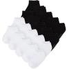 imageThe Childrens Place Unisex Baby and Toddler Ankle Socks Variety PackBlackWhite 20pack