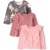 Gray Floral/Rose/Pink 3-pack