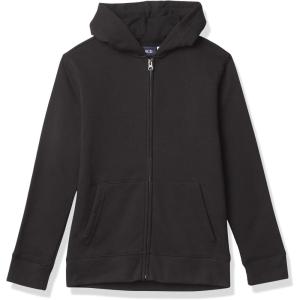 imageThe Childrens Place Active Long Sleeve Hooded Full Zip Front SweatshirtBlack