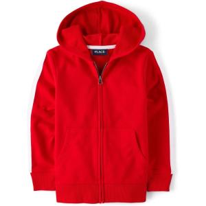 imageThe Childrens Place Active Long Sleeve Hooded Full Zip Front SweatshirtCupids Arrow