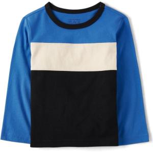 imageThe Childrens Place Baby Boys and Toddler Long Sleeve Thermal ShirtBlue Black