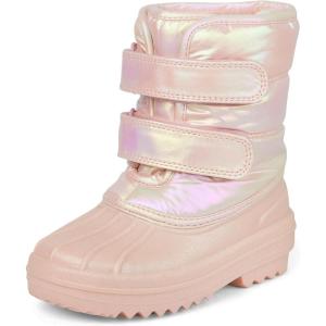 imageThe Childrens Place Baby Girls Faux Fur Trim Snow BootPink