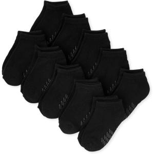 imageThe Childrens Place Unisex Baby and Toddler Ankle Socks Variety PackBlack 10pack