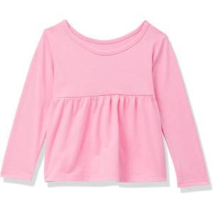 imageThe Childrens Place babygirls And Toddler Girl Long Sleeve Shirts 3packBright Pink