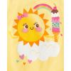 imageThe Childrens Place Baby Girls and Toddler Assorted Everyday Short Sleeve Graphic TShirtsmultipacksUnicornIce CreamFlamingo 3pack
