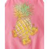 imageThe Childrens Place Baby Girls and Toddler Halter Tank TopsBright Pink Pineapple 2pack
