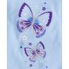 imageThe Childrens Place Baby Girls and Toddler Short Sleeve Flutter ShirtCool Cobalt Flutter 3pack