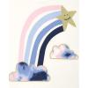 imageThe Childrens Place Baby Girls and Toddler Short Sleeve Flutter ShirtMilky Way Tie DyeRainbow 2pack