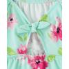 imageThe Childrens Place Baby Girls and Toddler Short Sleeve Flutter ShirtMint Tea