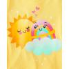 imageThe Childrens Place Baby Girls and Toddler UnicornsButterfliesTrends Short Sleeve Graphic TShirts3 PackBeautiful MommySunshineDaddy Roarsome