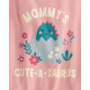 imageThe Childrens Place Baby Girls and Toddler UnicornsButterfliesTrends Short Sleeve Graphic TShirts3 PackDinoFamilyDaddy