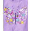 imageThe Childrens Place Baby Girls and Toddler UnicornsButterfliesTrends Short Sleeve Graphic TShirts3 PackGiraffeButterflyDino