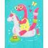imageThe Childrens Place Baby Girls and Toddler UnicornsButterfliesTrends Short Sleeve Graphic TShirts3 PackPool DinoLadybugCat Flowers